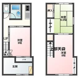 千住元町貸家の物件間取画像